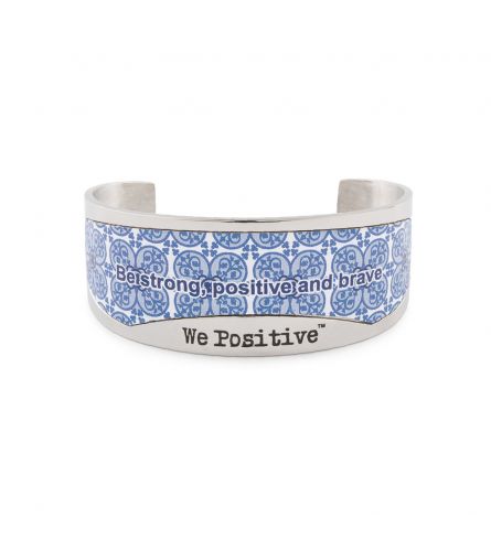 We Positive Bracelet Bangle Deep Sea Col. Blue