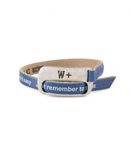 We Positive Bracelet Big Deep Sea Col. Blue
