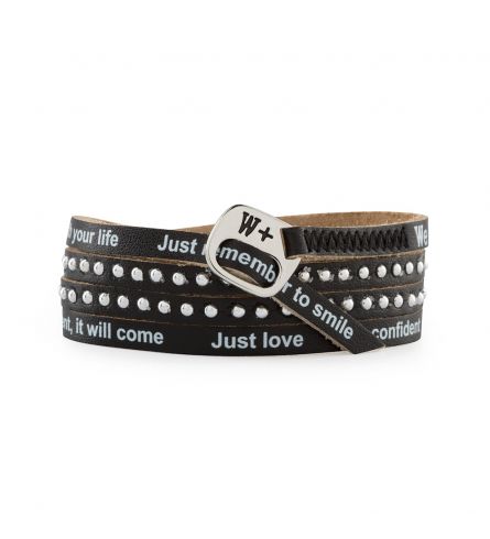 We Positive Bracelet Holiday Explorer Col. Black