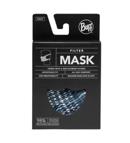 BUFF® CHILD FACE MASK KASAI NIGHT BLUE - MONDMASKER