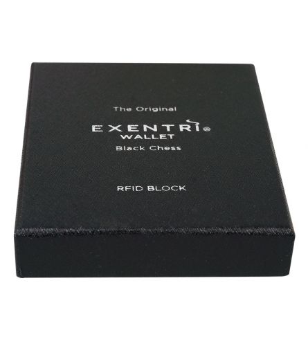 Exentri Wallet RFID Chess Black