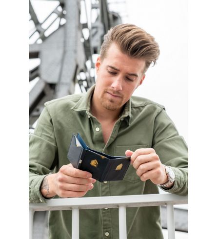 Exentri RFID Wallet Blue Smart Wallet