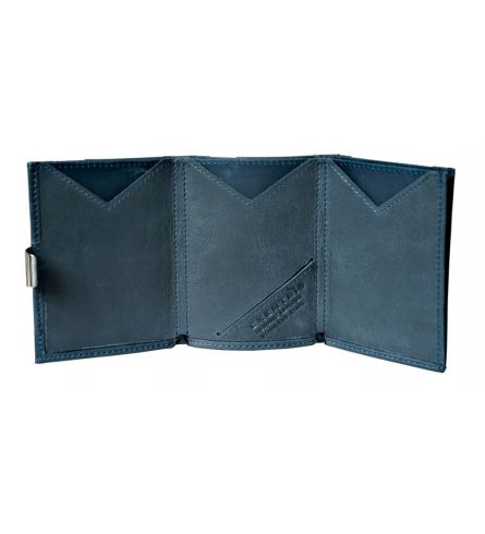Exentri RFID Wallet Blue Compact Wallet