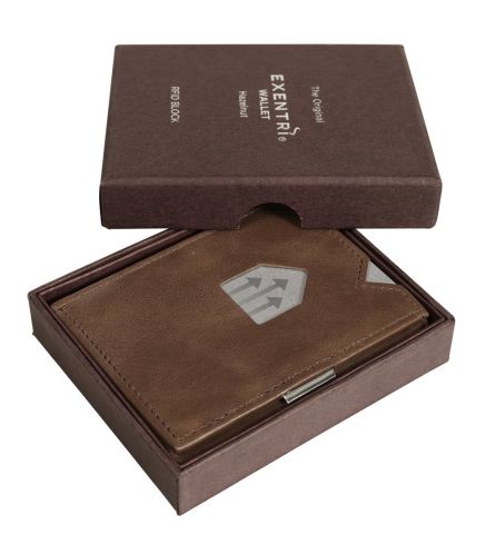 Exentri Wallet RFID Hazelnut Trifold