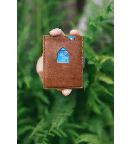 Exentri Wallet RFID Hazelnut Elegant Wallet