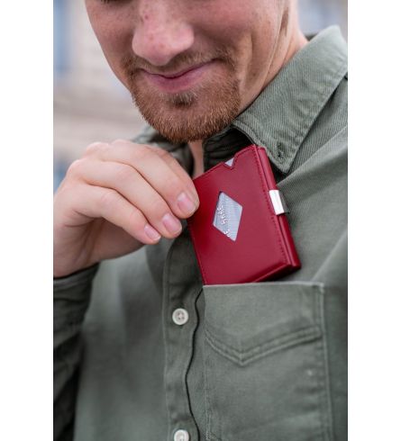 Exentri Wallet RFID Red