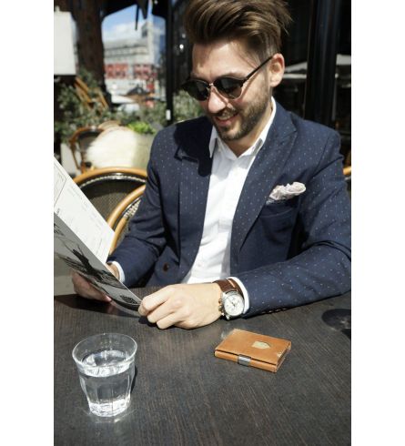 Exentri RFID Wallet Sand Secure Wallet