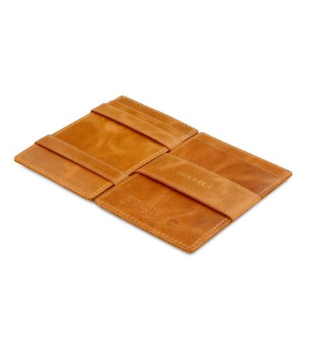 Garzini Cavare Magic Wallet Brushed Cognac