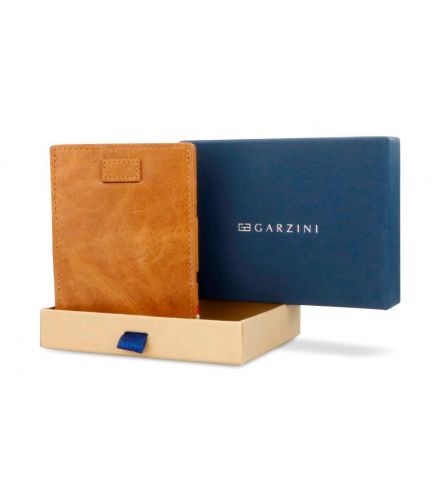 Garzini Cavare Magic Wallet Brushed Cognac