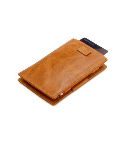 Garzini Cavare Magic Wallet Brushed Cognac