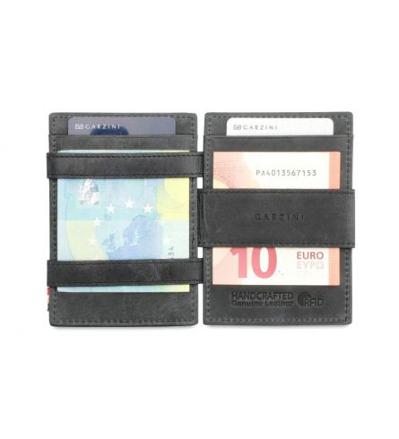 Garzini Cavare Magic Coin Wallet Pull Tab