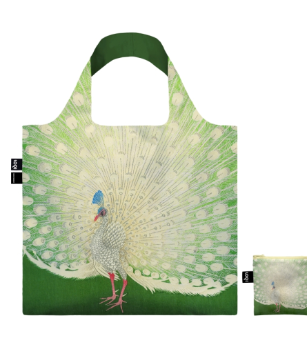 Loqi Bag Peacock by Ohara Koson Recycled