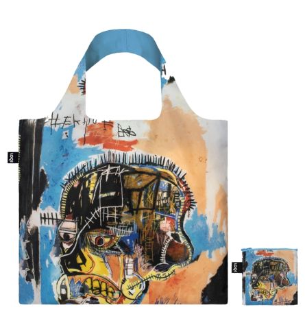 Loqi Bag Untitled by Jean Michel  Basquiat Recycled