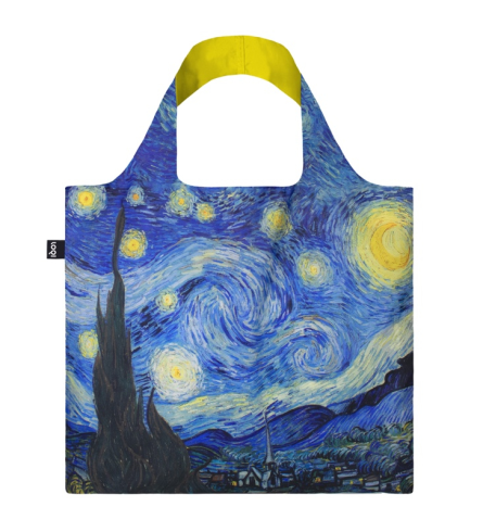 Loqi Bag Vincent Van Gogh Starry Night Neon Yellow 