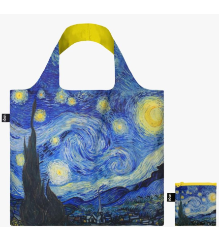 Loqi Bag Vincent Van Gogh Starry Night Neon Yellow 