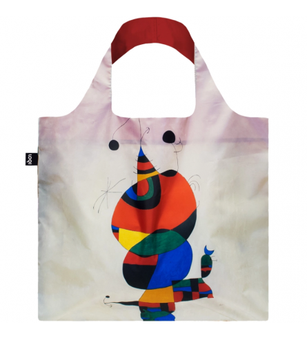 LOQI bag Joan Miro Woman, Bird and Star Recycled