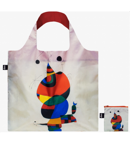 LOQI bag Joan Miro Woman, Bird and Star Recycled