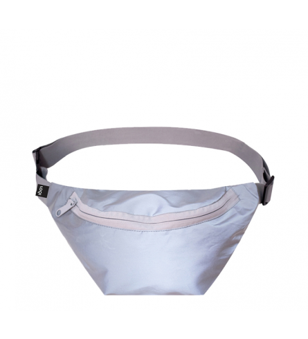  Loqi Bum Bag Reflective Silver Recycled