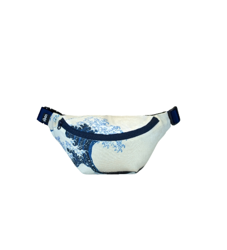 Loqi Bum Bag  The Great Wave Recycled