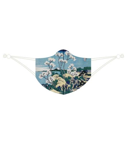Loqi Mask Katsushika Hokusai - Fuji from Gotenyama