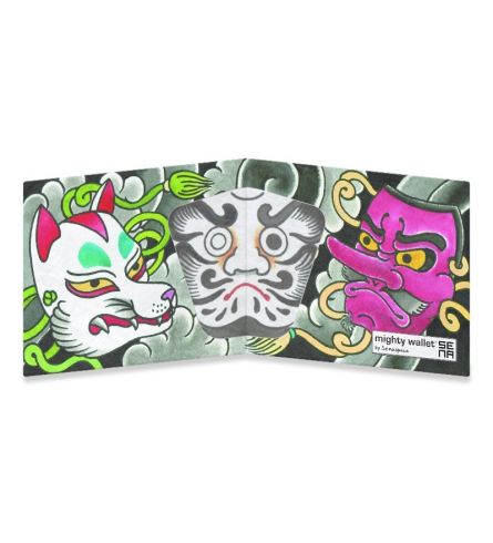 Mighty Wallet Noh masks 