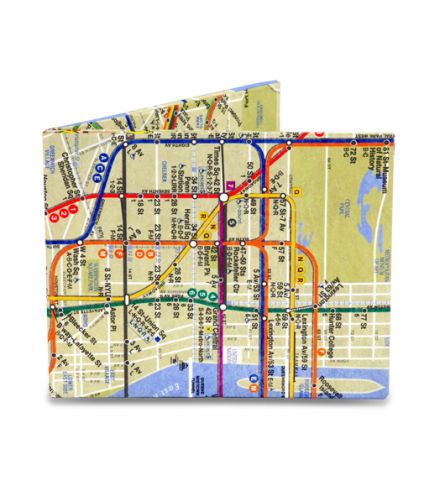 Mighty Wallet NYC Subway Map