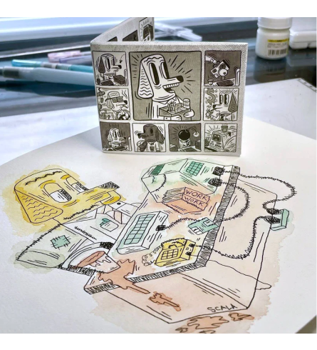 Mighty Wallet Work Dog by Vincent Scala
