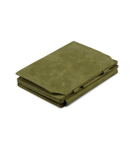 Garzini Magic Coin Wallet Green Olive