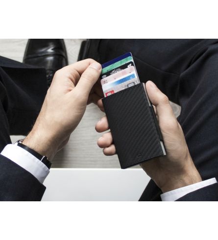 Ögon Cascade Wallet Carbon