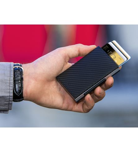 Ögon Cascade Wallet Carbon
