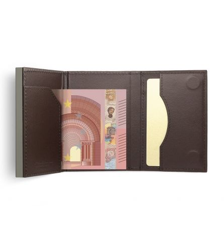Ögon Cascade Wallet Titanium Croco