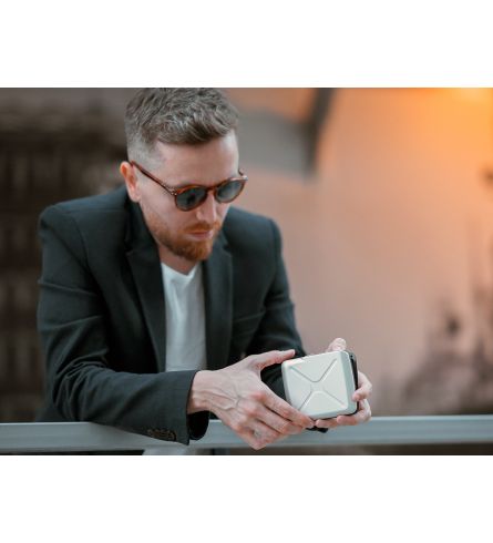 Ögon Code Wallet Mini Safe Zilver