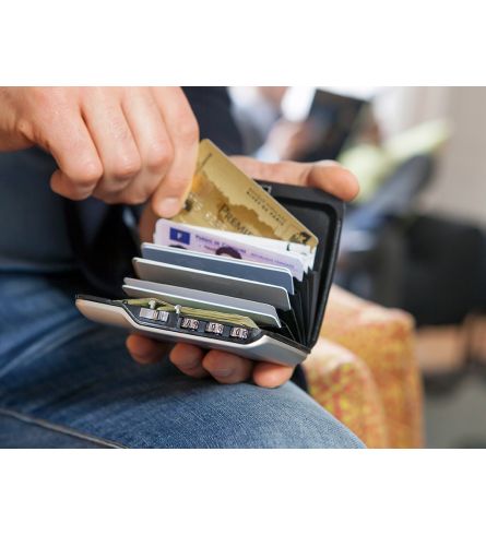 Ögon Code Wallet Mini Safe Zilver