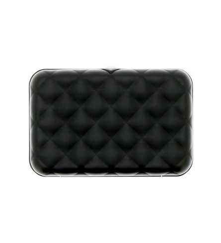 Ögon Quilted Button Zwart