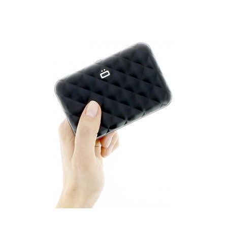 Ögon Quilted Button Zwart