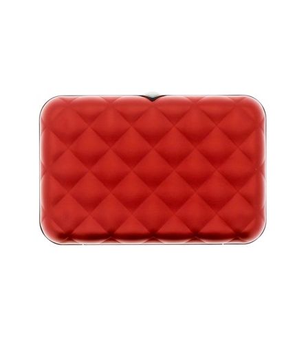 Ögon Quilted Button Rood