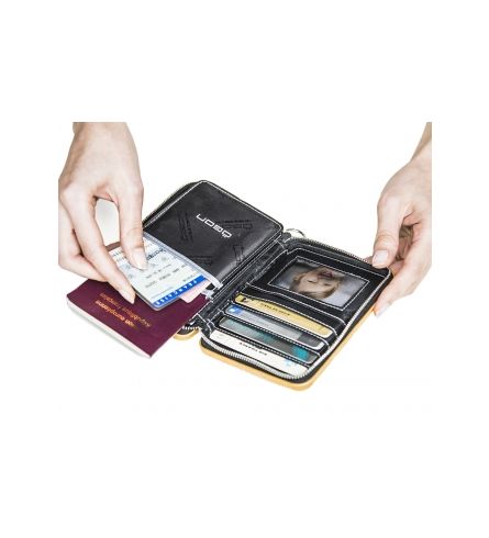 Ögon Quilted Passport Black