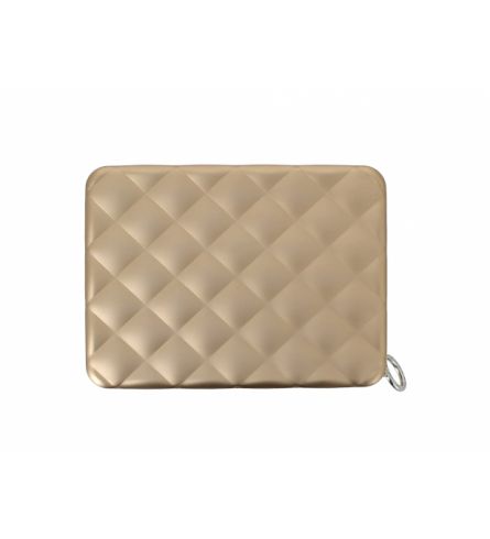 Ögon Quilted Passport Rose Gold