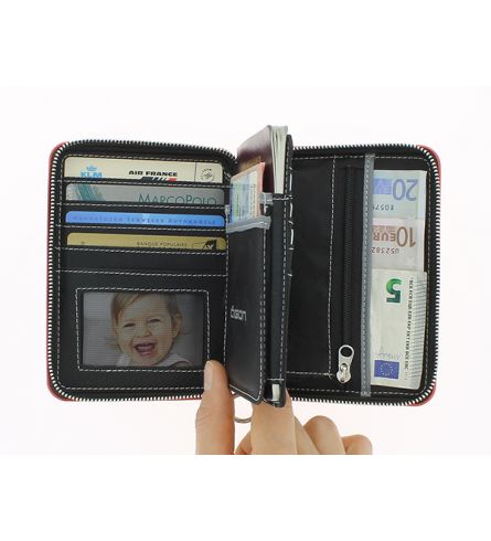 Ögon Quilted Passport Black