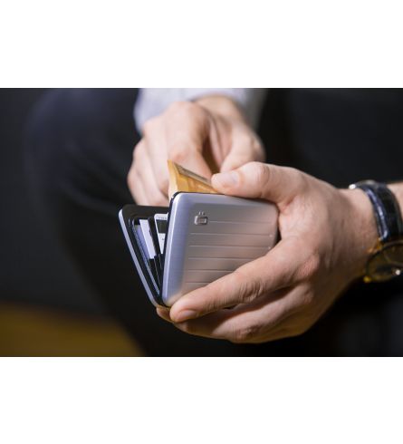 Ögon Stockholm V2.0 Card Case Silver