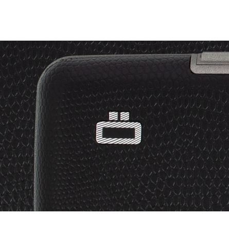 Ögon Card Case Simili Snake black