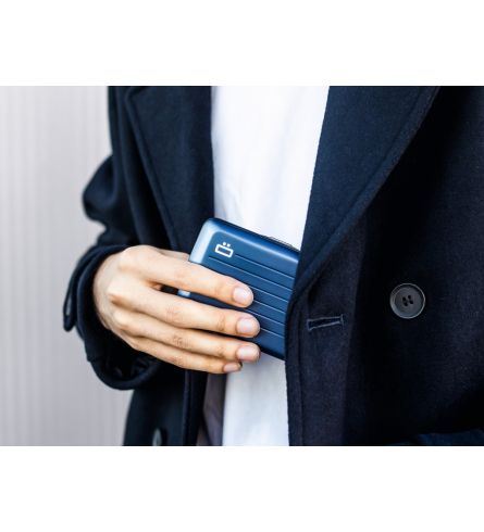 Ögon Stockholm V2.0 Creditcardhouder Navy Blue