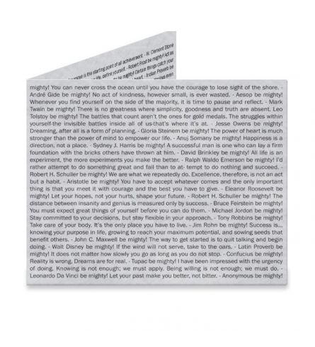 Mighty Wallet Quotes