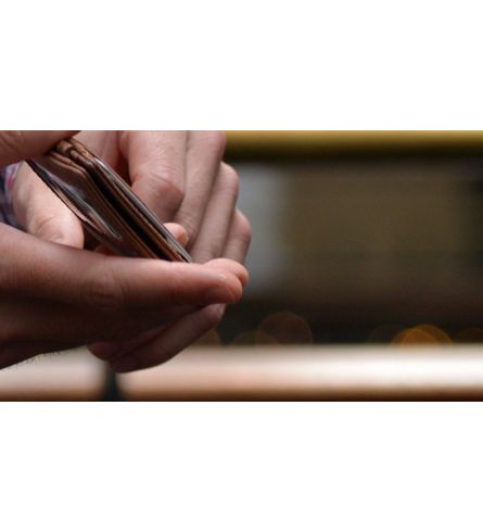 Garzini Essenziale Finestra Marrone Rossiccio 