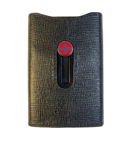 Wagner Swiss Wallet Tuxedo Black Leather