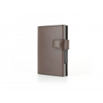 Ogon Cascade wallet zipper brown