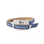We Positive Bracelet Big Deep Sea Col. Blue
