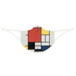 Loqi Mask Piet Mondrian -Composition with Red, Yellow & Blue
