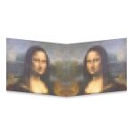 Mighty Wallet Mona & Lisa Pixels