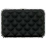 Ögon Quilted Button Zwart